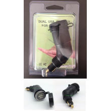 Motorcycle DIN Hella B-M-W Styleusb Charger /Dual USB Charger